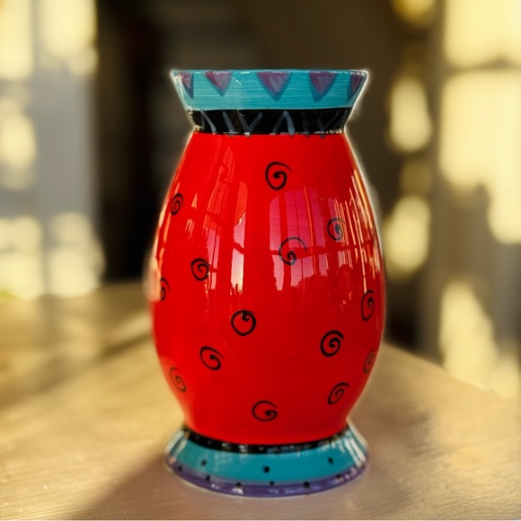 Laurel Burch Cat Ceramic Vase by Ganz - Picture 6 of 6